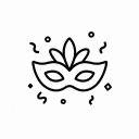 Seasonal campaigns icon for Christmas, Halloween, and Valentine’s Day
